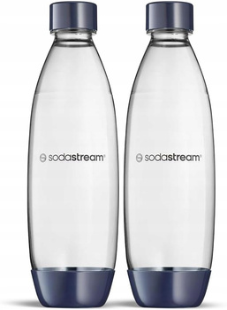 SodaStream Fuse 1L Deep Blue – 2 butelki do zmywarki