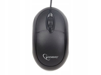 GEMBIRD Mysz OPTO 1-SCROLL USB (MUS-U-01) Black