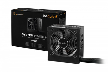 BE QUIET! Zasilacz System Power 9 CM 500W BN301
