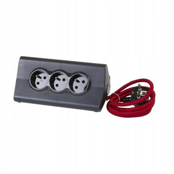 LEGRAND Przedluzacz tab 3x2P+Z +2USB Bialy 1,5m