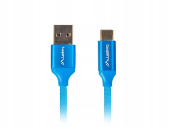 Kabel Premium USB CM - AM 2.0; 1,8m niebieski QC 3
