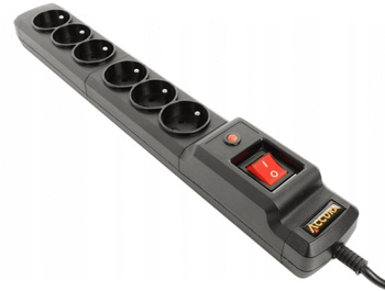 Listwa zasilająca Accura Premium Crux6 gniazd1,5 m