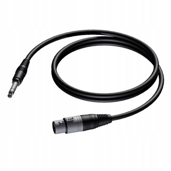Kabel XLR żeński - 6.3 mm złącze męskie