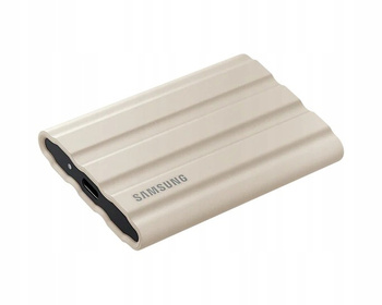 SAMSUNG Dysk SSD T7 Shield 1TB USB 3.2, beżowy
