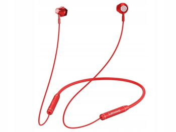 LENOVO sluchawki douszn e bluetooth HE06 czerwon