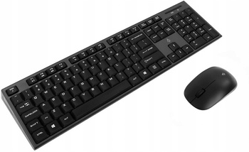 ZESTAW MYSZ-KA + KLAWIATURA BEZPRZEWODOWA CICHA