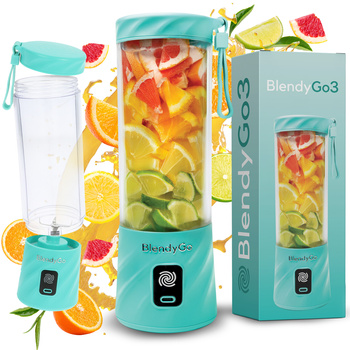 Oryginalny Blender BlendyGo 3 - Bezprzewodowy Blender Kielichowy USB | miętowy