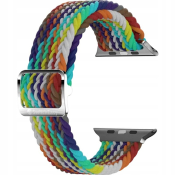 Pasek Mesh do Apple Watch 42/44/45mm tęczowy