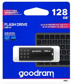 GOODRAM Pendrive UME3 128GB USB 3.0 Czarny