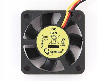 GEMBIRD Wentylator VGA 40x40x10 3-Pin