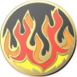 POPSOCKETS Uchwyt do telefonu Premium Enamel Flame on Black