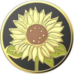 POPSOCKETS Uchwyt do telefonu Premium Enamel Here Comes the Sun Black