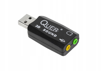 KARTA MUZYCZNA QUER 3D PLUG&PLAY 2 KANAŁY