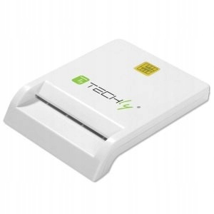 TECHLY Czytnik USB 2.0 Kart / Smart Card biały