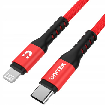 Kabel USB Typ-C - Lightning C14060RD 1,0m, M/M,