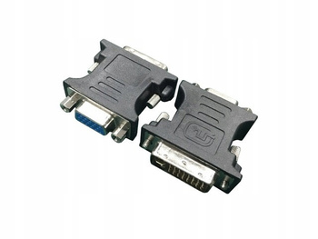 GEMBIRD Adapter DVI->VGA (24M/15F) czarny