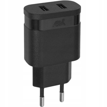Rivacase Ładowarka sieciowa B00 2xUSB czarna