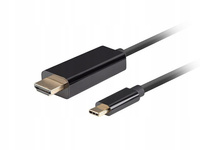 Kabel USB-C(M)->HDMI(M)0.5M 4K 60HZ czarny