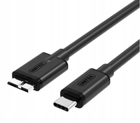 UNITEK Kabel USB TYP-C do microUSB 3.0 1m Y-C475BK