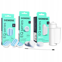 Zestaw czyszczący do ekspresów Siemens Zestaw EQ3 EQ6 EQ9 TZ80004 FILTRY