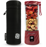 Zestaw Blender BlendyGo 3 Burgundowy + etui termiczne BlendyGo