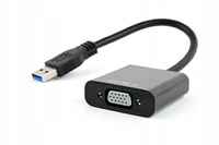 GEMBIRD Adapter USB 3.0 -> VGA czarny