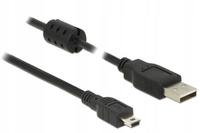 DELOCK Kabel USB AM - Mini BM 2.0 3m Czarny