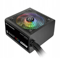 Smart 600W RGB (80+ 230V EU, 2xPEG, 120mm, Single)