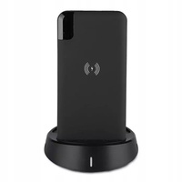 V-TAC Power Bank 8000 mAh 2.1A indukcja Czarny