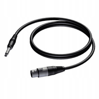 Kabel XLR żeński - 6.3 mm złącze męskie