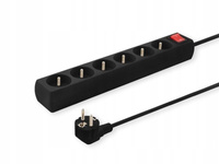 SAVIO Listwa zasilająca 6 gniazd 5m, LZ-04