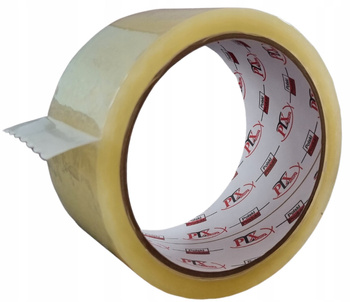 TAŚMA PAKOWA klejąca 48/50m BEZBARWNA WYTRZYMAŁA