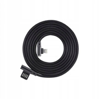 Kabel Lightning USB-8P-90B 1,5m 90° czarny