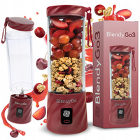 Oryginalny Blender BlendyGo 3 - Bezprzewodowy Blender Kielichowy USB | burgundowy