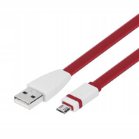 TB Kabel USB-Micro USB 1m burgundowy