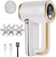 Golarka bezprzewodowa do ubrań odzieży swetrów tkanin - biała