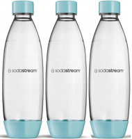 ZESTAW 3x BUTELKI BUTLE SodaStream Fuse BUTELKA 3x 1L NA WODĘ | DO ZMYWARKI
