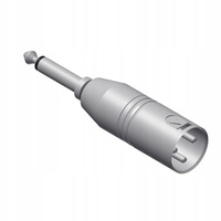 Przejściówka Męski XLR na 6,3 mm Jack Męski