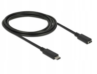 DELOCK Przedłużacz USB CM-CF 3.1 2m czarny