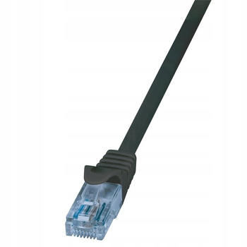 Patchcord U/UTP 6a Logilink RJ45/RJ45 7,5 m czarny