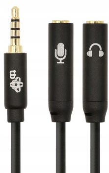 Adapter TB Touch mini Jack 3,5mm czarny