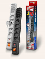 ACAR Listwa zasilająca S10 3M szara 10 gniazd