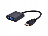 Adapter HDMI-A(M)->VGA (F)+Audio na kablu