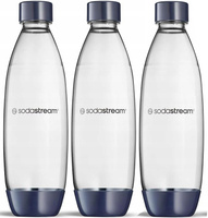 ZESTAW 3x BUTELKI BUTLE SodaStream Fuse BUTELKA 3x 1L NA WODĘ | DO ZMYWARKI