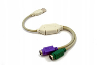 Adapter USB->2xPS2 (klawiatura+mysz) UAPS12