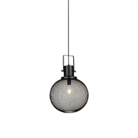 V-TAC Lampa wisząca kula Czarna