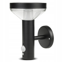 MACLEAN Kinkiet solarny LED z czujnikiem MCE455 B