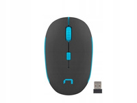Mysz bezprzewodowa Martin czarno-niebieska 1600