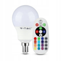 V-TAC Żarówka LED Smart E14 3,5W P45 RGB+6400K