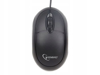 GEMBIRD Mysz OPTO 1-SCROLL USB (MUS-U-01) Black
